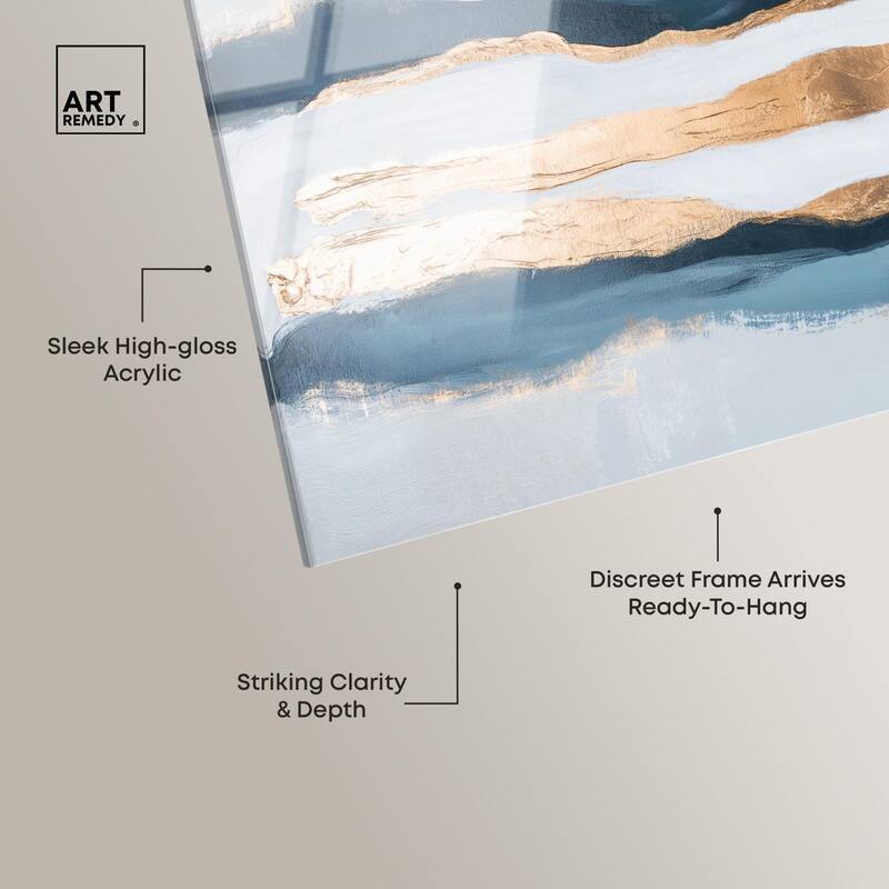 Blue Ridge II Acrylic by Art Remedy, Ready to Hang