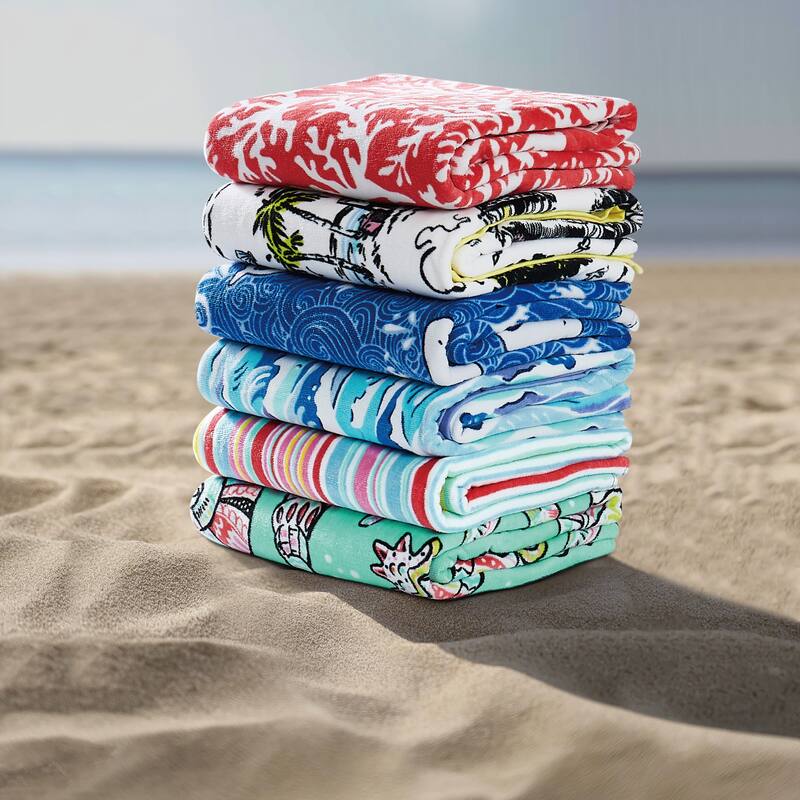 SCOUT Oversized Printed Beach Towel