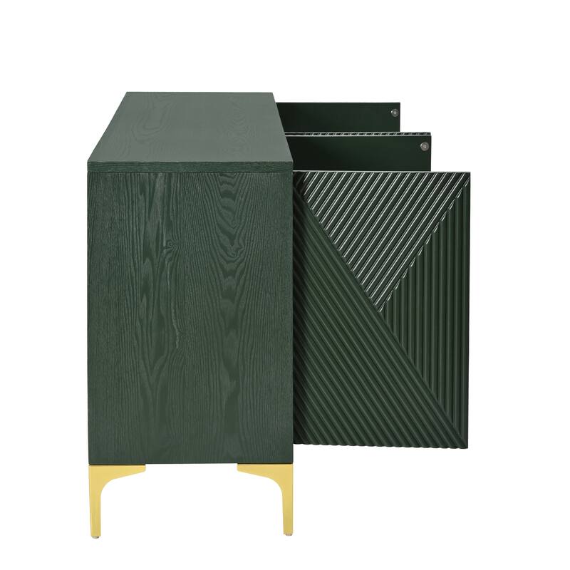 Sideboard with Adjustable Shelves and metal legs