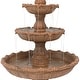 preview thumbnail 9 of 13, Large Tiered Ball Outdoor Water Fountain Backyard Garden Feature - 80"