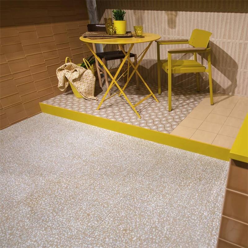 Merola Tile Farnese Amalfi Crema 11-1/2" x 11-1/2" Porcelain Floor and Wall Tile