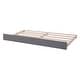 preview thumbnail 36 of 34, Teddy Fleece Twin Size Upholstered Daybed with Pull-out Trundle Bed and LED Light, Sofa Bed Frame for Bedroom Apartment