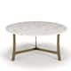 Option Aluminum Base / White Marble Top