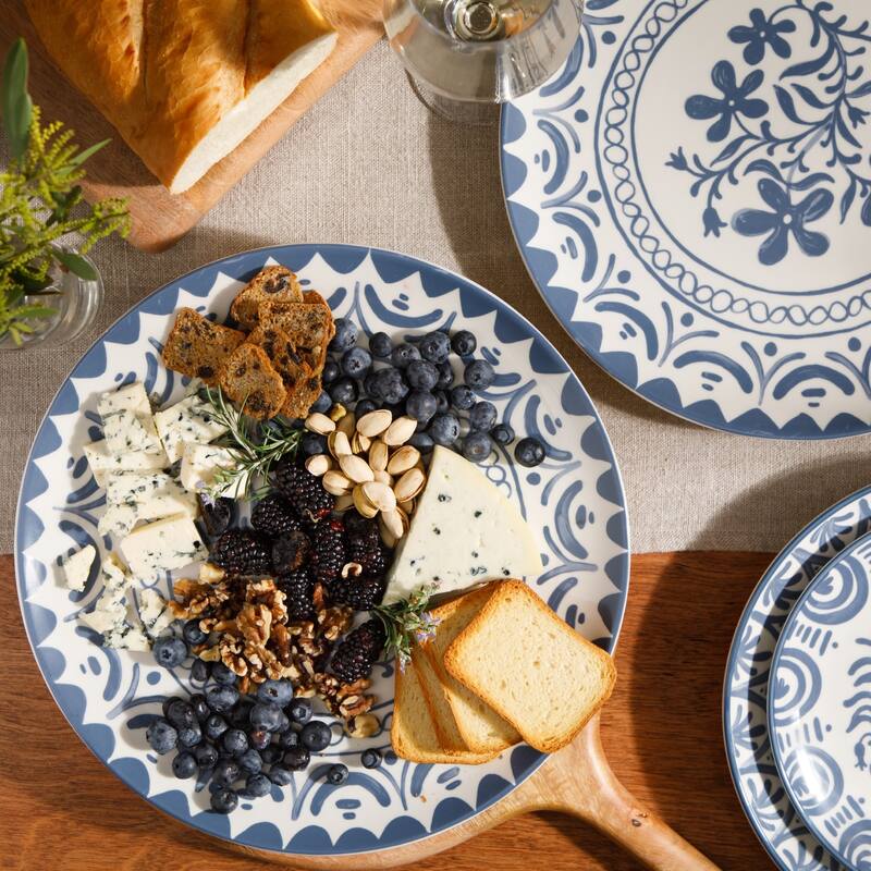 Bloomhouse - 2-Time Oprah's Favorite Things Valencia Flor 2 Piece 13" Serving Platter Set