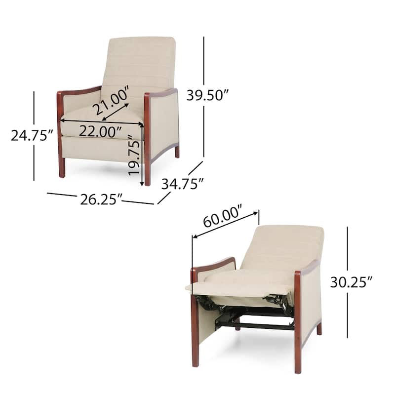Merax Fabric Recliner Chair