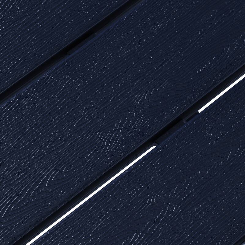 Coastline Outdoor Poly Adirondack Chair with Side Table