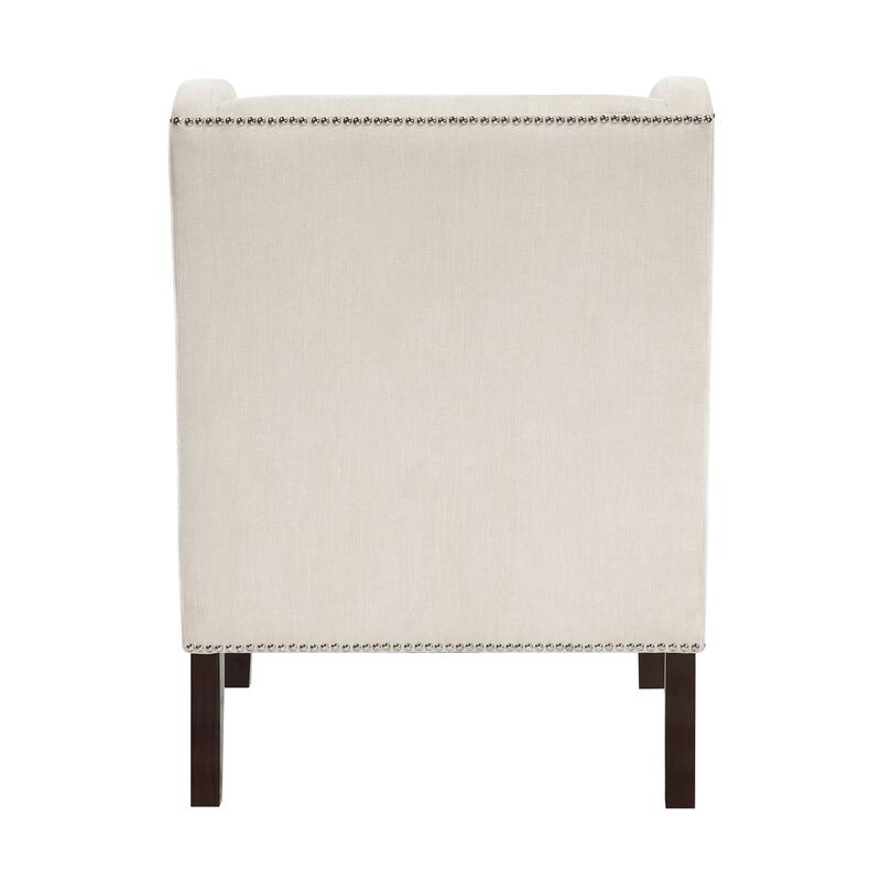 LaFollette 29" Textured Accent Chair - Nailhead Trim