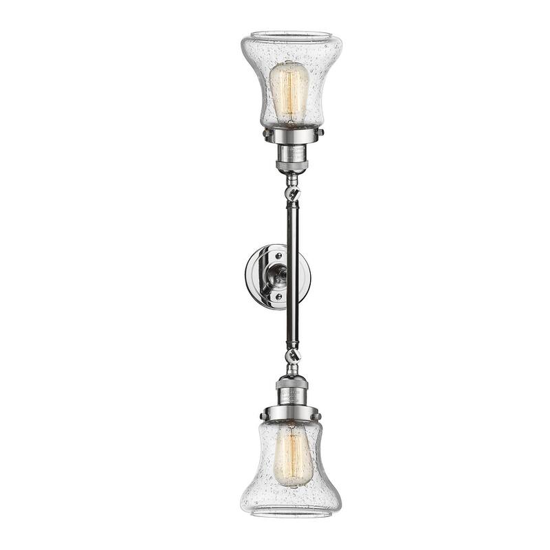 Innovations Lighting Bellmont 2 Light 24" Wide Bathroom Vanity Light - Polished Chrome / Seedy