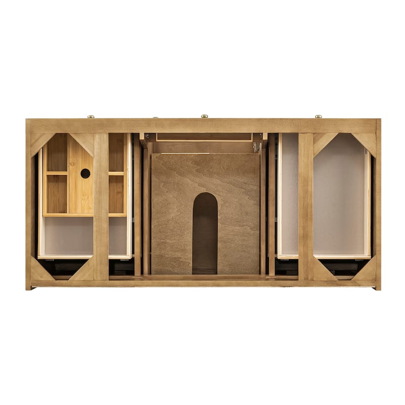 James Martin Vanities Laurent 36" Single Vanity, Light Natural Oak
