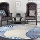 preview thumbnail 47 of 78, Nourison Grafix Modern Geometric Area Rug 8' Round - White - Round