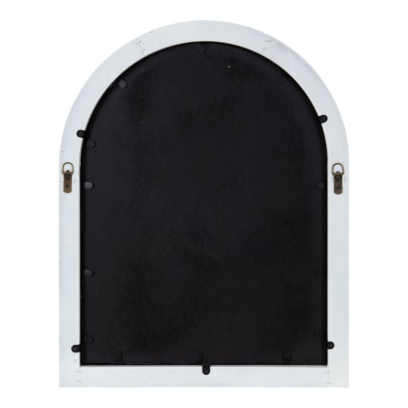 Kate and Laurel Nola Framed Windowpane Arch Mirror