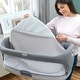 preview thumbnail 19 of 20, Close to You 3-in-1 Bedside Bassinet, Dove