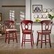 preview thumbnail 4 of 30, Ronda Napoleon Back Wood Swivel Chair