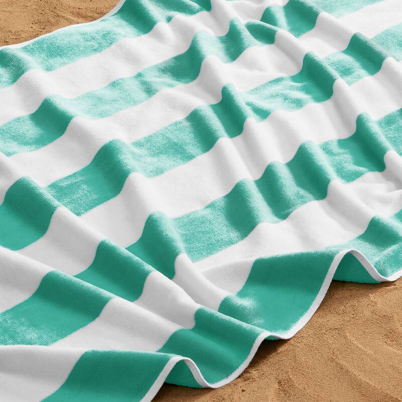 Linery & Co. Cotton Stripe Beach Towel, 4 Pack - 30" x 60"