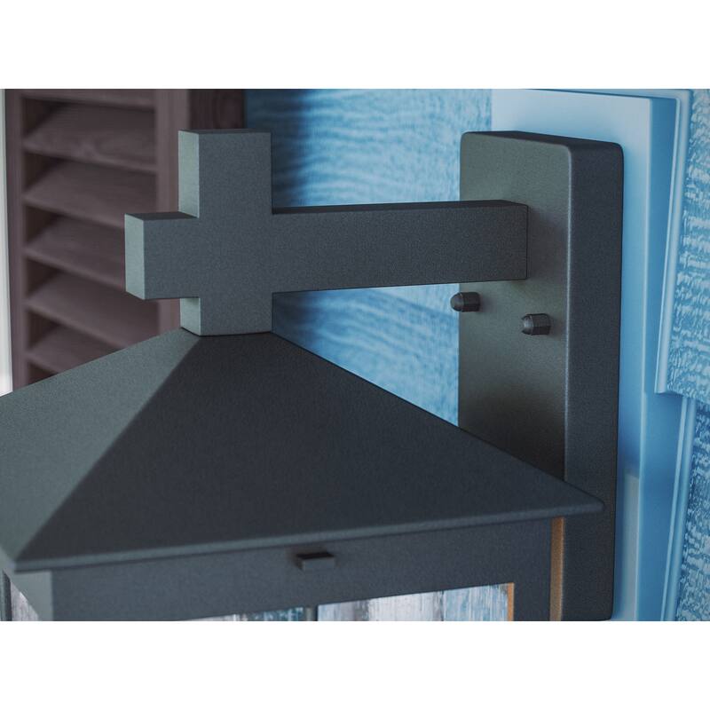 Kenroy Home Greene 1-Light Exterior Wall Sconce - Black