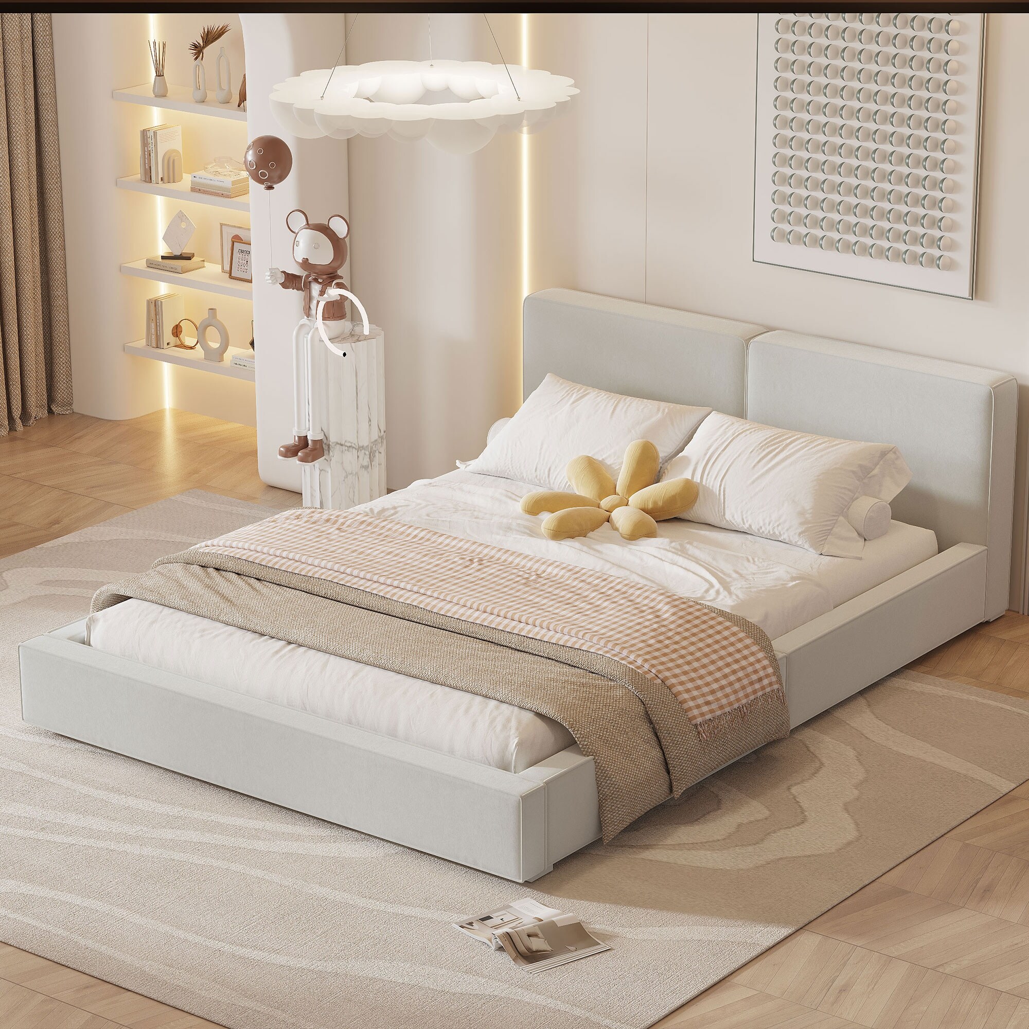 Queen size floor bed shop