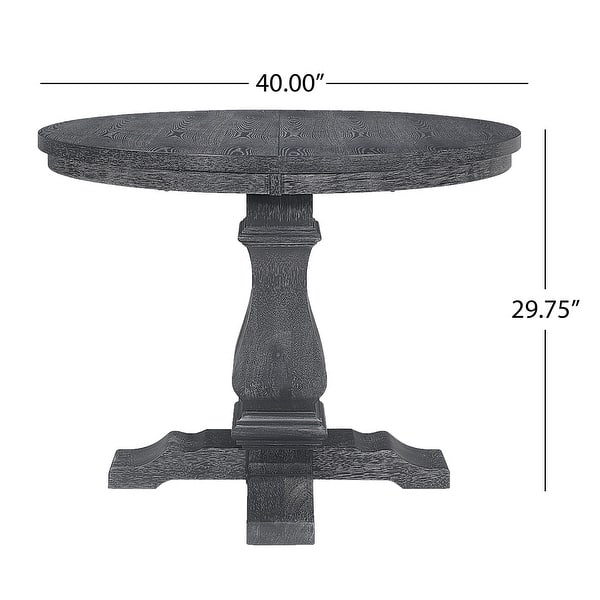 dimension image slide 2 of 4, Castner Wood Dining Table by Christopher Knight Home