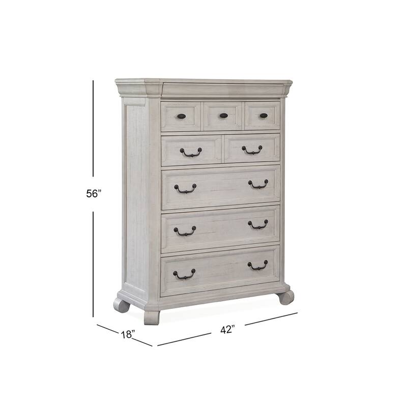 Magnussen Home Bronwyn Alabaster Drawer Chest