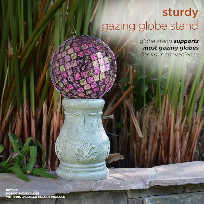 12-inch Roman Column Gazing Globe Stand
