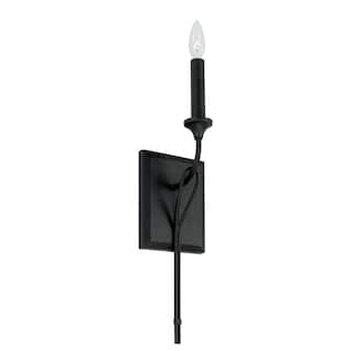 Bentley 1-light Black Iron 5-inch Wall Sconce