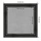 preview thumbnail 35 of 36, Amanti Art Rustic Pine Black Framed Magnetic Board Board Size 20x20