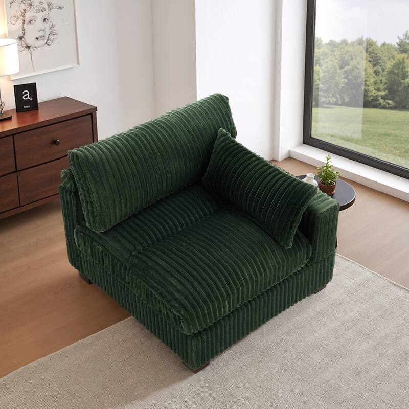 Cotton Flannel corner Sofa Armless Modular Sectional Sofa Seamless Combination