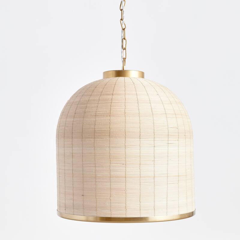 Maye Dome Pendant - White