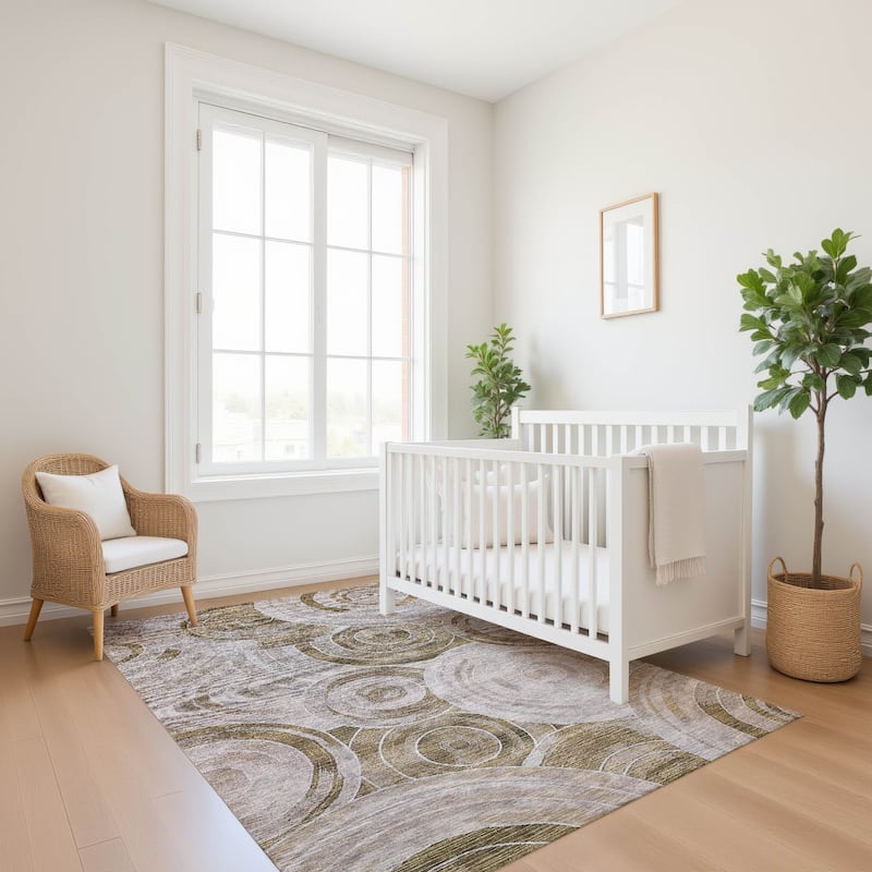 Premium Washable Super Soft Contemporary Mosaic Mayfield Rug