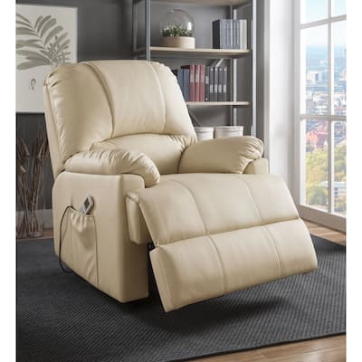 Vareah Pillow Top Arm Recliner with Power Lift and Massage