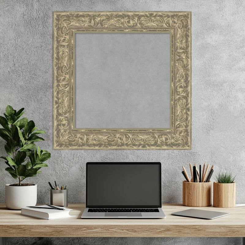 Amanti Art Luxe Antique Silver Framed