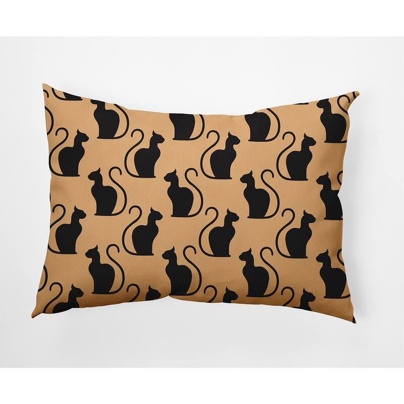 Spooky Cats Decorative Throw Pillow