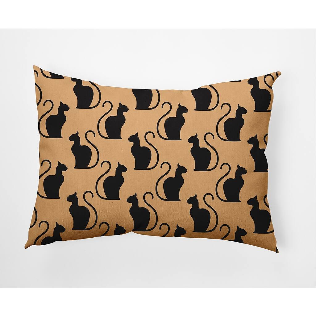 Spooky Cats Decorative Throw Pillow
