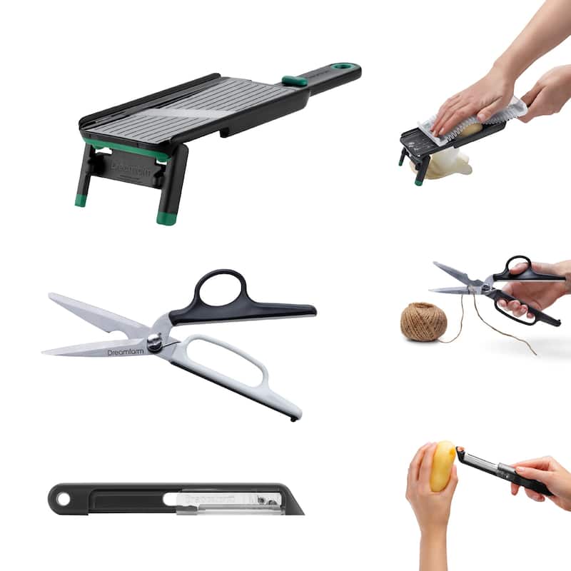 Dreamfarm Kitchen Cutting/Slicing Set - Black