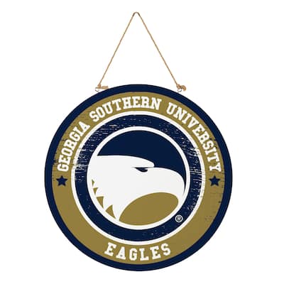Georgia Southern University Wooden Door Decor Wall Sign - Multi-Color