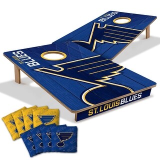St Loius Blues NHL Tailgate Cornhole Board Set