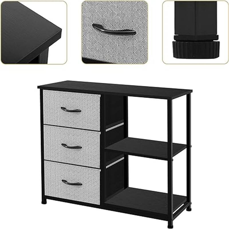 Concept Rustic Brown Fabric Dresser