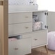 preview thumbnail 8 of 33, Little Seeds Valentina 4 Drawer/ 1 Door Convertible Dresser & Changing Table