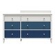preview thumbnail 21 of 39, Little Seeds Monarch Hill Poppy 6-drawer Changing Table Blue