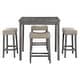 preview thumbnail 4 of 11, Celina 5-Piece Counter Height Set