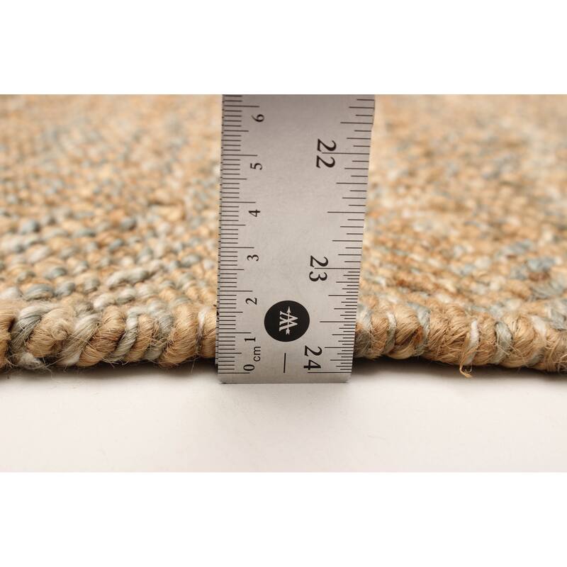ECARPETGALLERY Flat-Weave Palas Denizli Brown Jute Kilim - 5'7 x 7'5