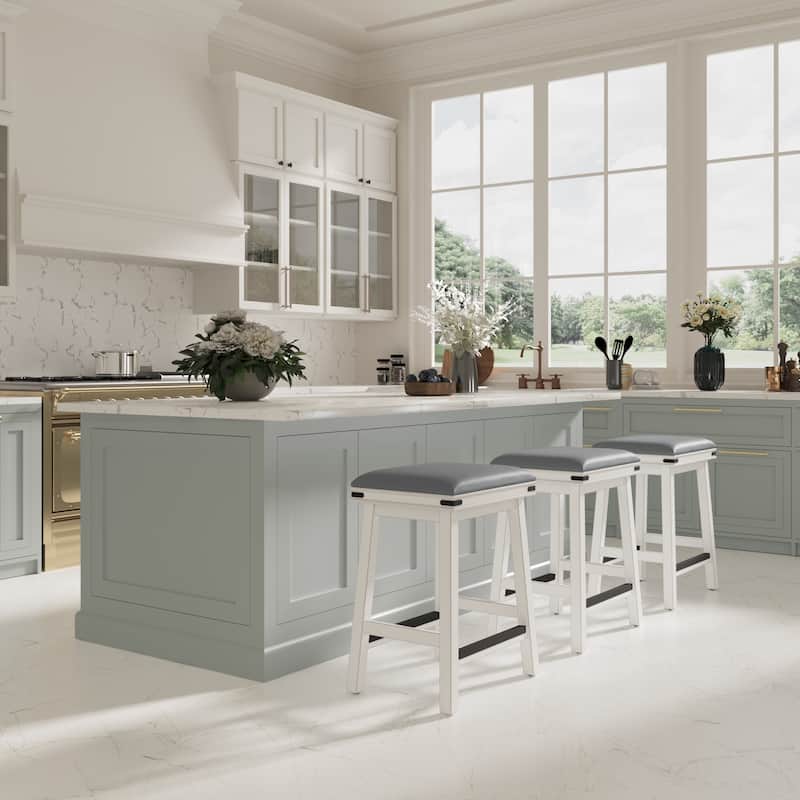 DTY Indoor Living Cortez Bonded Leather Counter or Bar Stool