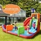preview thumbnail 2 of 7, Costway 6-in-1 Pirate Ship Waterslide Kid Inflatable Castle w/ Water