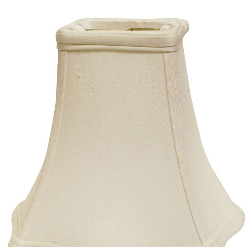 Square Softback Lampshade with Washer Fitter, White