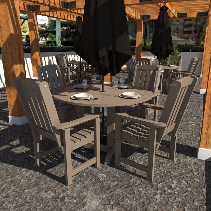 Highwood Commercial Springville Five-Piece Round Dining Set