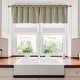 preview thumbnail 59 of 85, Deconovo Solid Rod Pocket Curtain Panel Pair, Set of 4 Panels 52x24 Inch - Beige
