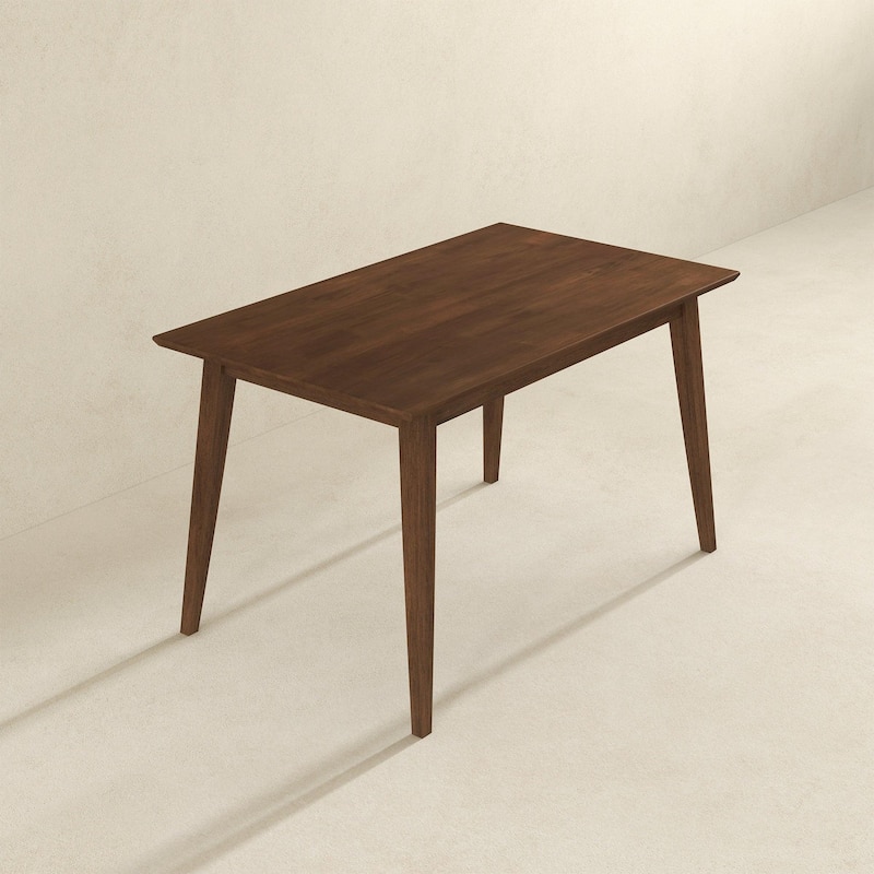 GDFStudio - Levi Modern 47" Solid Wood Rectangular Dining Table - Brown