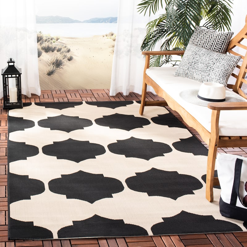 SAFAVIEH Courtyard Marilee Indoor/ Outdoor Waterproof Patio Backyard Rug