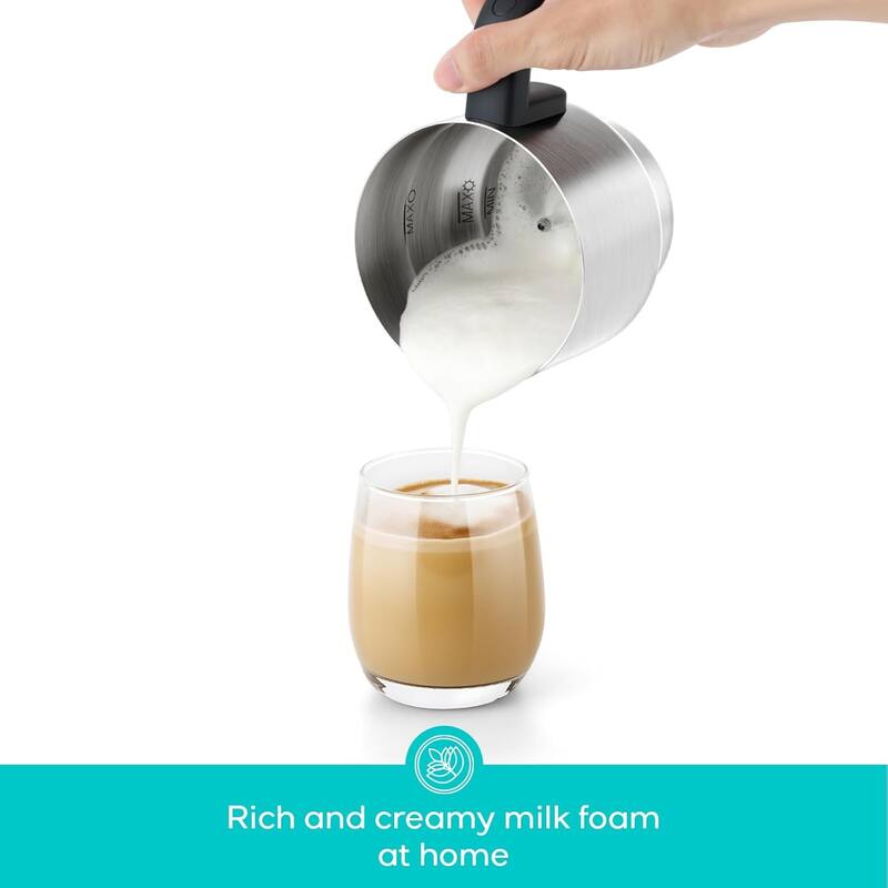 CASABREWS ARTIST Electric Milk Frother 4-in-1 for Hot & Cold - N/A