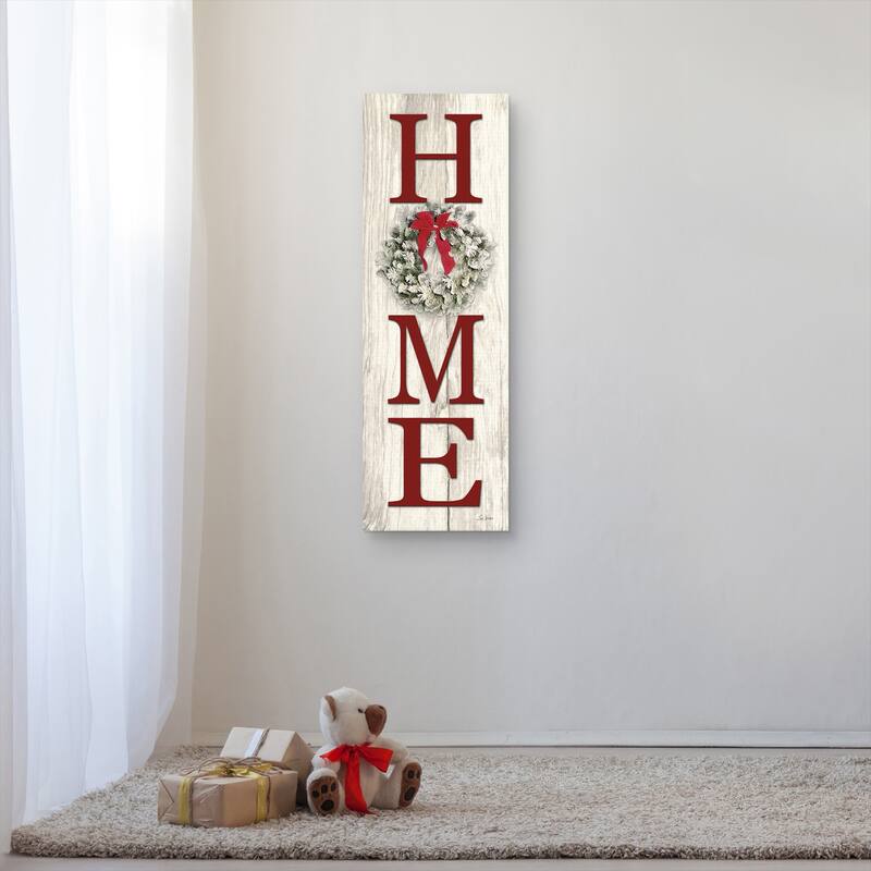 Christmas Home Canvas Art Print
