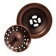 preview thumbnail 2 of 6, SinkSense Antique Copper 3.5" Basket Strainer Drain with Post Style Basket